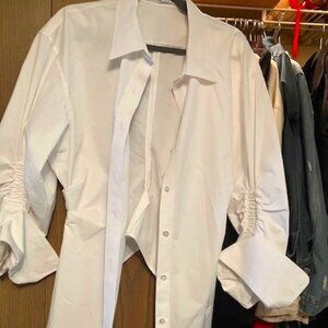 Alexander Wang Crisp White Shirt Size 12
